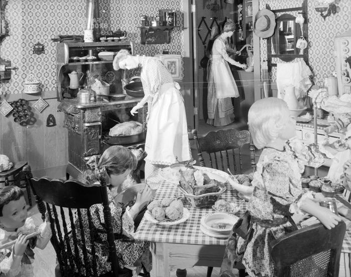 “Bon Marche window display, 1956” by Seattle Municipal Archives, CC BY 2.0